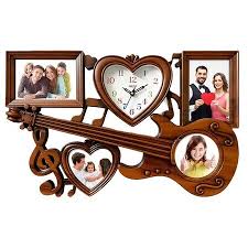 Arrix Guitar Wall Clock With Photo