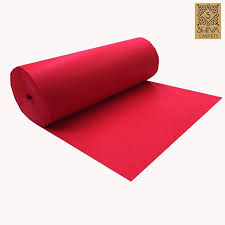 red plain tent house carpet size 5