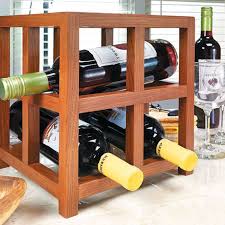 Woodsmith Countertop Wine Rack