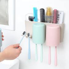 Bathroom Toothbrush Holder Wall Mounted