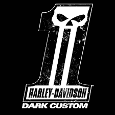 dark custom harley davidson