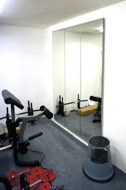 Diy Gym Mirrors Using Ikea Mirror Doors