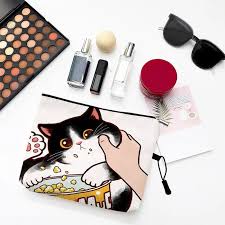 the coolest cat makeup bag gifts for