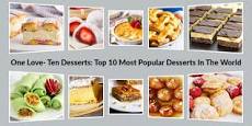 What is the most popular dessert in the world 2021?
