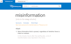 Complete The Definitions With The Words In The Box - Word of the year: misinformation. Here's why. - The Washington Post