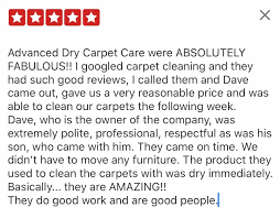 advanced dry carpet and upholstery