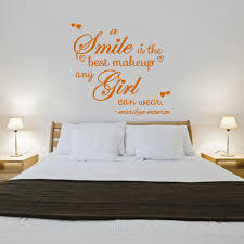 wall sticker e smile is the best