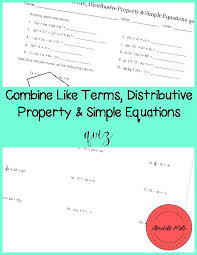 Simple Equations Quiz Classful