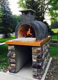 Wood Fired Brick Pizza Oven With Stucco