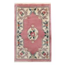 chinese area rug pink wool carpet rug