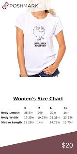 Challange Accepted Funny Womens Tshirt New With Tags A