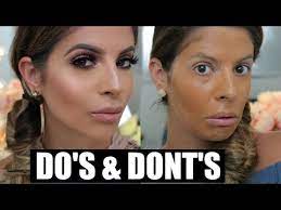makeup dos and donts you