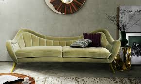 Velvet Modern Sofas Setting Trends