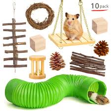 hamster chew toys pet natural wooden