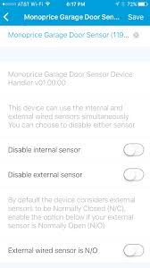 official mono garage door sensor