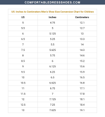 Shoe Size Conversion Charts For Men And Women