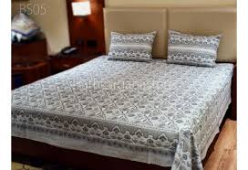 Indian Cotton Bed Sheet Set Hand Block
