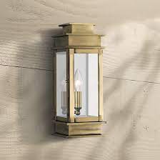 Antique Brass Outdoor Wall Light