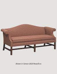 formal camelback sofa 83 american