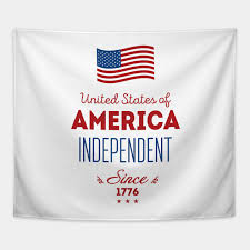 American Flag Independence Day Card
