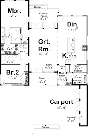 Ultra Modern House Plan W Carport
