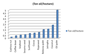Average Plant Oil Yield Showing Efficiency Comparison Among