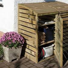 Rowlinson Wooden Recycling Bin Box