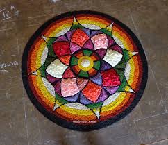 Athapookalam or onam pookalam is typically made by girls and women by laying out a pookalam design on the floor. 60 Most Beautiful Pookalam Designs For Onam Festival Part 2