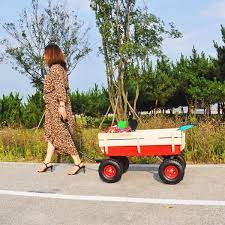 Garden Steel Cart Outdoor Wagon