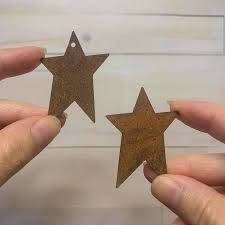 Primitive Rusty Metal Star Tin Star