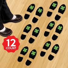 day vinyl footprint floor decals 12 pk