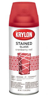 Krylon Stained Glass Cranberry Red