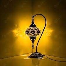 Turkish Moroccan Lamp Colorful Glass