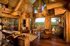 log cabin interiors beautiful rustic