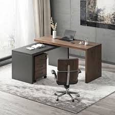 l shaped rotating desk homary uk