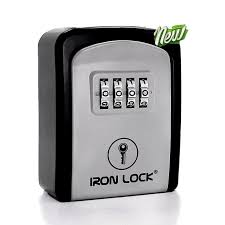 small wall mount key lock box with 4