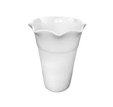 Vintage Milk Glass Vase Jane Ray Style