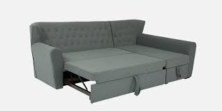 lhs sofa bed in steel grey colour