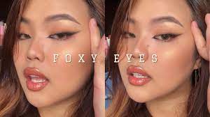 how to smokey foxy eye tutorial for