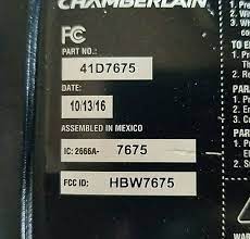 chamberlain liftmaster 41d7675 garage