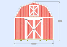 Gambrel Shed Plans With Loft Overview