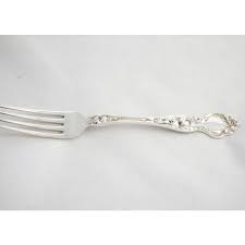 Sterling Silver Fork Violet By Wallace