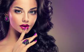 pretty woman model hand makeup