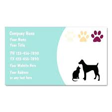 Pet Sitting Business Cards Dog Service Sanjeetveen