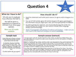 Go to the paper 2 practice papers and try some q4s. Ks4 English Language Revision Okehampton College