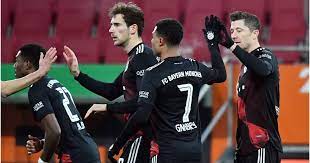 Berlin (ap) — bayern munich star robert lewandowski equaled the bundesliga record of 40 goals in a season and augsburg, mainz and hertha berlin all clinched survival in the penultimate round on. Augsburg 0 1 Bayern Munich A Tale Of Two Penalties Wins It For Out Of Sorts Champions