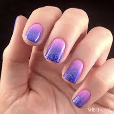 lacquered love ombre nail art sheknows