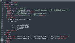 pyscript python frontend framework