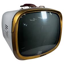1950s portable tv deluxe rca
