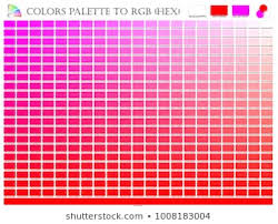 Pink Color Palette Stock Vectors Images Vector Art